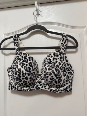 Lane Bryant Cacique Balconette bra animal print size 38DD